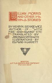 Cover of: Lillian Morris, and other stories.: Translated by Jeremiah Curtin.  Illus. by Edmund H. Garrett.