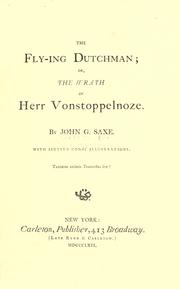 Cover of: The fly-ing Dutchman, or, The wrath of Herr Vonstoppelnoze