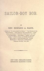 Cover of: Sailor-boy Bob by Edward A. Rand