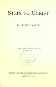 Cover of: Steps to Christ by Ellen Gould Harmon White