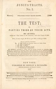 Cover of: The test, or, Parties tried by their acts