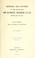 Cover of: Memoirs and letters of the Right Hon. Sir Robert Morier, G.C.B., from 1826 to 1876