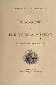 Cover of: Paleontology of the Eureka district