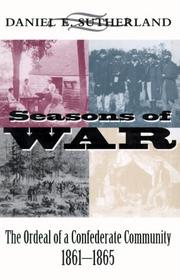Cover of: Seasons of war by Daniel E. Sutherland