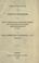 Cover of: Translation of the Report of the members of the Select committee ...