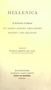 Cover of: Hellenica