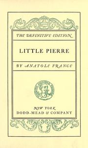 Cover of: Little Pierre