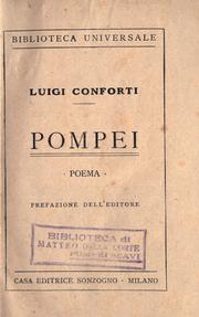 Cover of: Pompei by Luigi Conforti