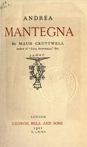 Andrea Mantegna by Maud Cruttwell