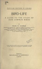 Cover of: Bird-life by Frank Michler Chapman