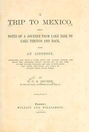 Cover of: A trip to Mexico by Henry C. R. Becher