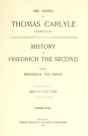 Cover of: The  works of Thomas Carlyle by Thomas Carlyle