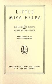 Cover of: Little Miss Fales