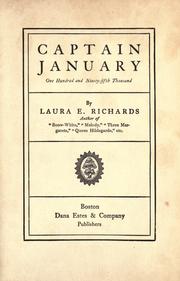 Cover of: Captain January by Laura Elizabeth Howe Richards