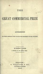 Cover of: The great commercial prize by Charles Carleton Coffin