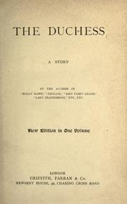 Cover of: The Duchess: a story