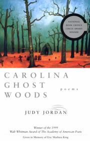 Cover of: Carolina ghost woods: poems