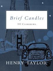 Cover of: Brief candles: 101 Clerihews