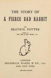 Cover of: The story of a fierce bad rabbit