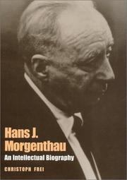 Cover of: Hans J. Morgenthau | Christoph Frei