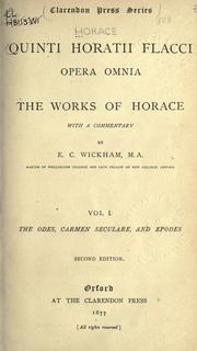Cover of: Opera omnia. by Horace