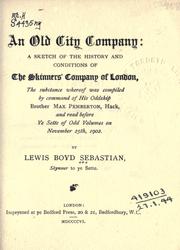 An old city company by Sebastian, Lewis Boyd