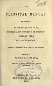 Cover of: The classical manual by James S. S. Baird