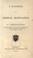 Cover of: A handbook of chemical manipulation.