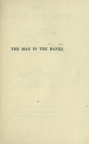 The man in the ranks by Gallishaw, John.