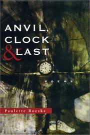 Cover of: Anvil, clock & last: poems