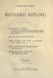 Cover of: Selected works. by Rudyard Kipling