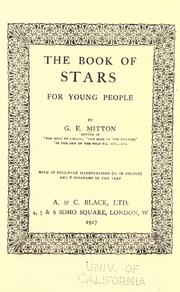 Cover of: The book of stars for young people by Geraldine Edith Mitton