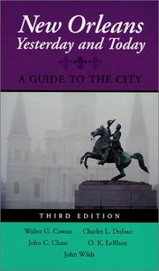 Cover of: New Orleans yesterday and today: a guide to the city