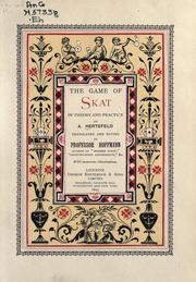 Cover of: The game of skat in theory and practice