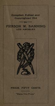 Cover of: ["One on you"] by Banning, Pierson Worrall