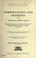 Cover of: Temperatures and densities of the waters of eastern Canada