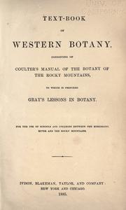 Cover of: Text-book of western botany by John Merle Coulter, John Merle Coulter