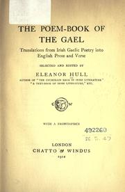 Cover of: The poem-book of the Gael.: Translations from Irish Gaelic poetry into English prose and verse.