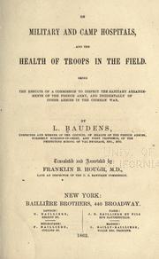 Cover of: On military and camp hospitals