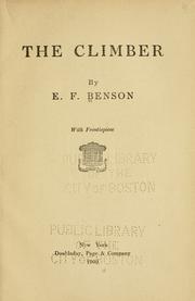 Cover of: The climber