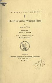Cover of: The new art of writing plays