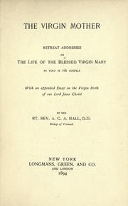 Cover of: The Virgin mother