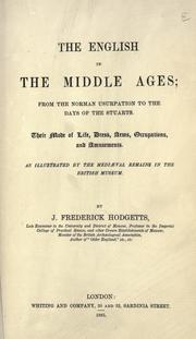 Cover of: The English in the Middle Ages