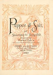 Cover of: Pepper & salt, or Seasoning for young folk