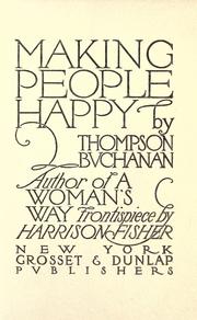 Cover of: Making people happy