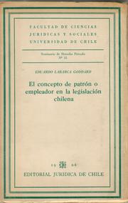 Cover of: El concepto de patrón o empleador en la legislación chilena
