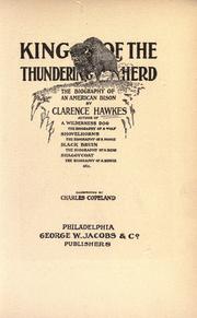 Cover of: King of the thundering herd by Clarence Hawkes