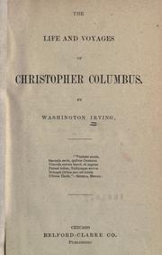 Cover of: The life and voyages of Christopher Columbus. by Washington Irving