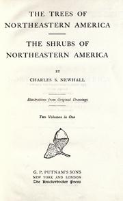 Cover of: The trees of northeastern America. by Charles Stedman Newhall