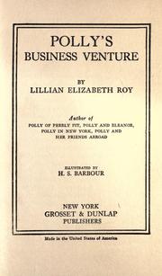 Cover of: Polly's business venture by Lillian Elizabeth Roy
